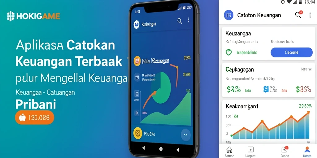 Tampilan antarmuka HOKIGAME yang simpel dan mudah digunakan untuk catatan keuangan.