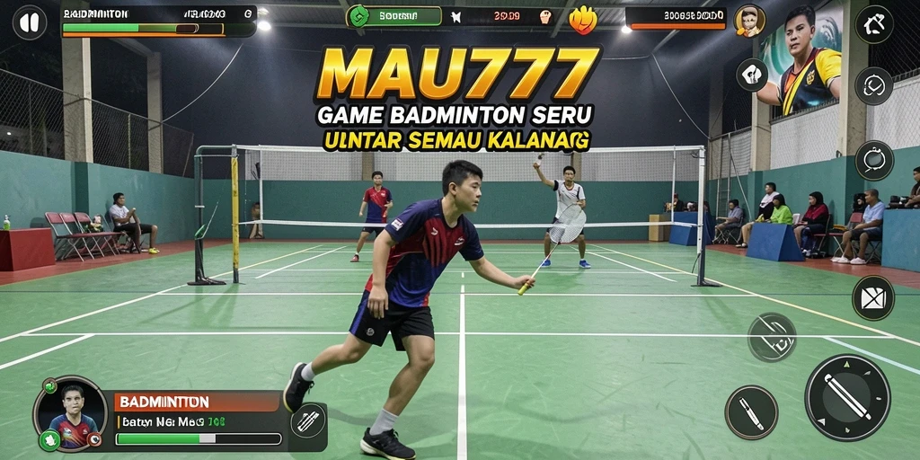 Antarmuka pengguna <strong>MAU777</strong> yang menarik dan fungsional untuk pengalaman badminton.