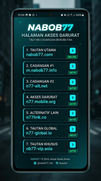 Tampilan link alternatif nabob77